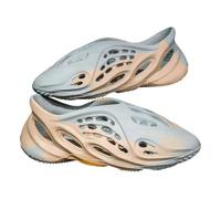 Supersoft Pantoufles tendance en mousse à mémoire de forme pour homme | Sandales batik avec motif perforé - Une pièce - Tongs de plage pour couple - Sandales antidérapantes pour l'extérieur - Talon