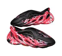 Supersoft Pantoufles tendance en mousse à mémoire de forme pour homme | Sandales batik avec motif perforé - Une pièce - Tongs de plage pour couple - Sandales antidérapantes pour l'extérieur - Talon