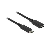 superspeed Câble adaptateur usb c mâle femelle noir 2 m (3.1 gen 1), 5000 mbit s