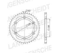 Supersprox Stahl-Kettenrad 428 - 46Z (schwarz) RFE-1870:46-BLK|ID 110.0 LK 130.0 6-Loch