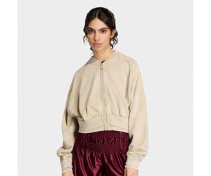 Superstar Double Layered Cropped Track Top beige XS