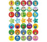 SuperStickers Scratch 'n' Sniff Smelly Lot de 350 autocollants de récompense avec plusieurs messages, images et odeurs