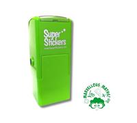 Superstickers Tampon pour enseignant - Marvellous Maths Happy Face - Encre verte - Tampon auto-encreur pour marquage - 23 x 23 mm