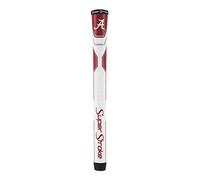 SuperStroke NCAA Traxion Tour Grip de club de golf unisexe Carmoisi/blanc Standard