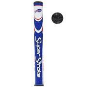 SuperStroke NFL Traxion Tour Putter Grip, Buffalo Bills (Standard) | Improves Feedback and Tackiness | Reduces Taper to Minimize Grip Pressure | Polyurethane Outer Layer