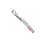 SuperStroke Traxion 1.0PT Poignée pour Putter de Golf Blanc/Rouge/Gris
