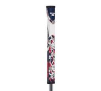 SuperStroke Zenergy Pistol 1.0 Golf Putter Grip with No Taper Enhanced SPYNE Technology, New Multi-Zone Texturing and Tech-Port, Camo RWB