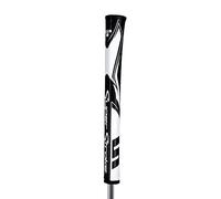 SuperStroke Zenergy Pistol GT Tour Grip de putter de golf non conique, technologie Spyne améliorée, Tech-Port et nouvelle texture multi-zones, noir/blanc