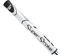 SuperStroke Zenergy - Tour 2.0 - Grip de putter de golf non conique, technologie Spyne améliorée, Tech-Port et texture multi-zones innovante, blanc/noir