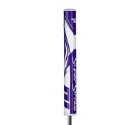 SuperStroke Zenergy - Tour 2.0 - Grip de putter de golf non conique, technologie Spyne améliorée, Tech-Port et texture multi-zones innovante, violet/blanc