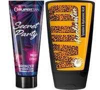 Supertan Secret Party - bronzage, effet rapide, hydratation, peau lisse, parfum d'agrumes + Wild Tan Wild Accelerator