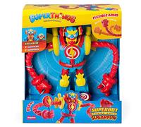 SUPERTHING Superbot Sugarfun - Robot articulé héros avec Bras moulables et Accessoire de Combat avec 1 Kazoom Kid et 1 SuperThing Exclusif