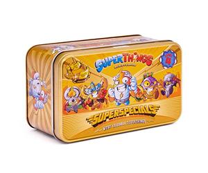 Superthings Gold Series 4 comprend l'ultra aro (Kid Kazoom), les 2 leaders dorés, les 6 capitaines argentés et les 2 blasterjets dorés