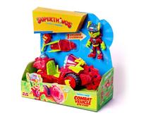 SUPERTHINGS KAZOOM Power Combat Vehicle Kid Fury Véhicule de Combat Kid Fury Série TV Kazoom Power Contient 1 Combat Vehicle, 1 Kid Fury Exclusif, 1 Arme et 1 Accessoire