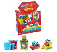 SUPERTHINGS Legends Battle Pack Assortiment des Personnages Les Plus légendaires de SuperThings Comprend 4 SuperThings, 2 Hideouts et 2 véhicules. Contient des Produits de la série 1-9