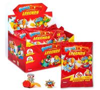 Superthings Legends Boîte de 18 Packs Assortis des Personnages Les Plus légendaires de SuperThings. Chaque Pack Comprend 2 SuperThings et 1 véhicule. Contient des Produits de la série 1-9