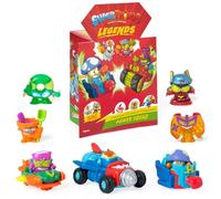 SUPERTHINGS Legends Power Squad. Super Pack des Personnages Les Plus légendaires de SuperThings. Comprend 6 SuperThings, 2 PowerJets, 1 MegaVehicle et 1 SuperThing Ultraro. Produits des séries 1-9