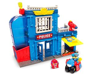 SUPERTHINGS Police Station - Commissariat de Police de Kaboom City. Contient 1 véhicule Exclusif et 2 SuperThings exclusifs