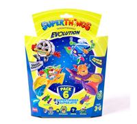 Superthings Série Evolution - Lot de 6 - Comprend 4 SuperThings (1 Capitaine Argent) et 2 Superjets. Pack 3 de 6