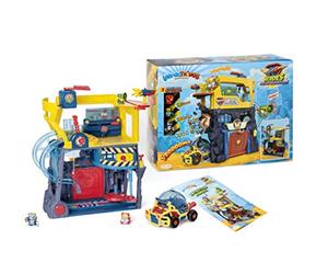 Superthings - Set de Jeu, Quartier général des héros Comprend 3 SuperThings exclusifs et 1 véhicule Exclusif
