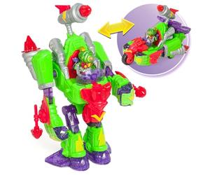 SUPERTHINGS Turbo Warrior Speed - Robot Transformable - Le Robot se transforme en Voiture - Comprend 1 Turbo Warrior, 1 Accessoire Exclusif et 1 SuperThing Exclusif