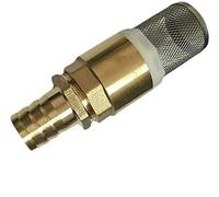 SUPERTOOL Clapet anti-retour en laiton de 2,5 cm à ressort pour pompe anti-retour, filtre d'admission, robinet à pied avec queue de tuyau de 22 mm (lot de 1)