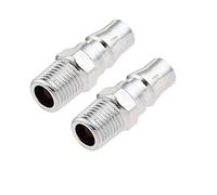 SUPERTOOL Connecteur mâle de tuyau PM40-1/2" BSP raccord de tuyau d'air type C à libération rapide (2 pièces)