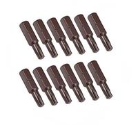SUPERTOOL Lot de 12 embouts de tournevis Torx magnétiques à tige hexagonale 25 mm (T30)