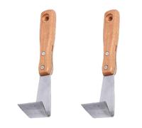 Supertool Lot de 2 outils pour enlever les écorces d'arbre, 19 cm avec poignée en bois pour éplucher et greffer