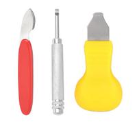 Supertool Lot de 3 outils de réparation de boîtier de montre avec pied-de-biche pour remplacement de batterie