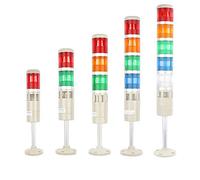 SUPERTOOL Lumière d'avertissement, lumière LED clignotante, ampoule lumineuse industrielle d'avertissement pour bateau, outil, éclairage automobile résidentiel (3 couches - DC 24 V)