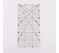 Supertool Règle de matelassage 30 x 15 cm en acrylique transparent professionnel pour patchwork