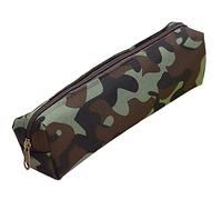 Supertool Trousse à crayons en toile pour enfant Motif camouflage Vert Bleu Vert Gris, vert