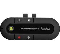 Kits mains libres Bluetooth voiture Supertooth Buddy Noir + Chargeur Voiture