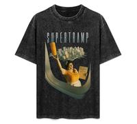 Supertramp Breakfast in America Mens T-Shirt Black Unisex Top Tee L