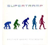 SUPERTRAMP - BROTHER WHERE YOU BOUND VINYL LP[AMA5014]1985 EMBOSSED COVER