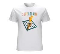Supertramp The Very Best Crime of The Century Men's Cotton Fashion Performance Basic Short Sleeve t-Shirt Size M