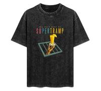 Supertramp The Very Best Crime of The Century Men's T-Shirt Unisex Black Men Tees S