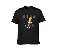 Supertramp The Very Best Crime of The Century T-Shirt Mens Casual Tee Black XXL