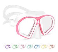 Supertrip Lunettes de natation enfants avec couvercle nez, lunettes de natation en verre trempé pour enfants 6-14