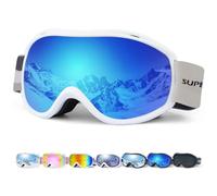 Supertrip Masque de Ski, Adulte Unisexe Lunette de Ski AntiBuée Poussière 100% protection UV400, Masqué Ski pour Homme Femme pour le snowboard, l'alpinisme, la motoneige