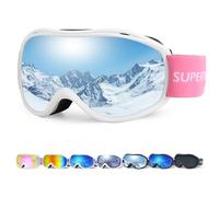 Supertrip Masque de Ski, Adulte Unisexe Lunette de Ski AntiBuée Poussière 100% protection UV400, Masqué Ski pour Homme Femme pour le snowboard, l'alpinisme, la motoneige