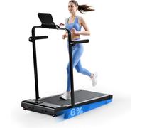 Superun Raceable 6% Incline Walking Pad with App Control, 6/12km/h Foldable Treadmill Under Desk Treadmill for Smart Devices with Training Courses, Max 136KG 159KG, UK Stock Fast Door to Door Delivery