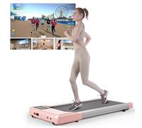 Superun Raceable Tapis de Course Adapté aux Équipements de Haut Technologique, Max 113KG Capacité Tapis de Marche avec Cours de Formation, APP Contrôle Walking Pad avec Courses Multi-Coureurs