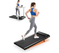 Superun Raceable Tapis de Course Adapté aux Équipements de Haut Technologique, Max 136KG Capacité Tapis de Marche avec Cours de Formation, APP Contrôle Walking Pad avec Courses Multi-Coureurs