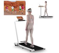 Superun Raceable Tapis de Course Adapté Aux Équipements de Haute Technologie, Poids Max 136KG Tapis de Course Pliable avec APP Contrôle,Tapis de Marche avec Course Multijoueur, pour Domicile ou Bureau