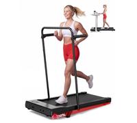 Superun Raceable Tapis de Course Inclinable 2.5HP Tapis de Marche avec Rampes, 1-6km/h, 1-12km/h APP Contrôle Max 136KG Walking Pad Portables avec Parcours d'entraînement et Courses Multi-Coureurs