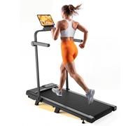 Superun Raceable Tapis de Course Inclinable 2.5HP Tapis de Marche avec Rampes, 1-6km/h, 1-12km/h APP Contrôle Max 136KG Walking Pad Portables avec Parcours d'entraînement et Courses Multi-Coureurs