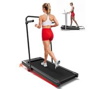 Superun Raceable Tapis de Course Inclinable 2.5HP Tapis de Marche avec Rampes, 1-6km/h, 1-12km/h APP Contrôle Max 136KG Walking Pad Portables avec Parcours d'entraînement et Courses Multi-Coureurs