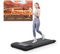 Superun Raceable Tapis de Marche 2.5HP Tapis de Course APP Contrôle Max 136KG Walking Pad Portables avec Parcours d'entraînement et Courses Multi-Coureurs
